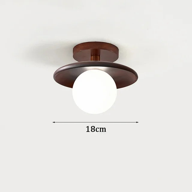 Floroux - Lampe suspendue en bois rayonnant