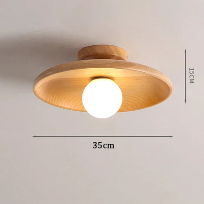 Floroux - Lampe suspendue en bois rayonnant