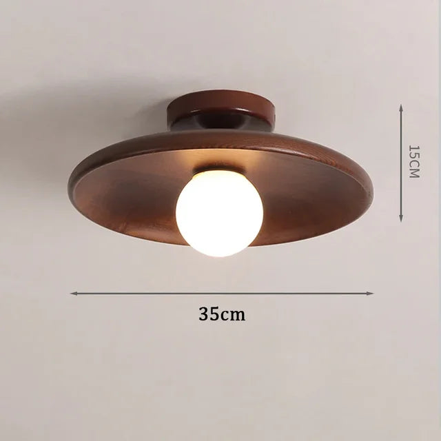 Floroux - Lampe suspendue en bois rayonnant