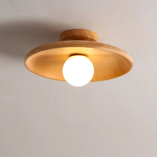 Floroux - Lampe suspendue en bois rayonnant