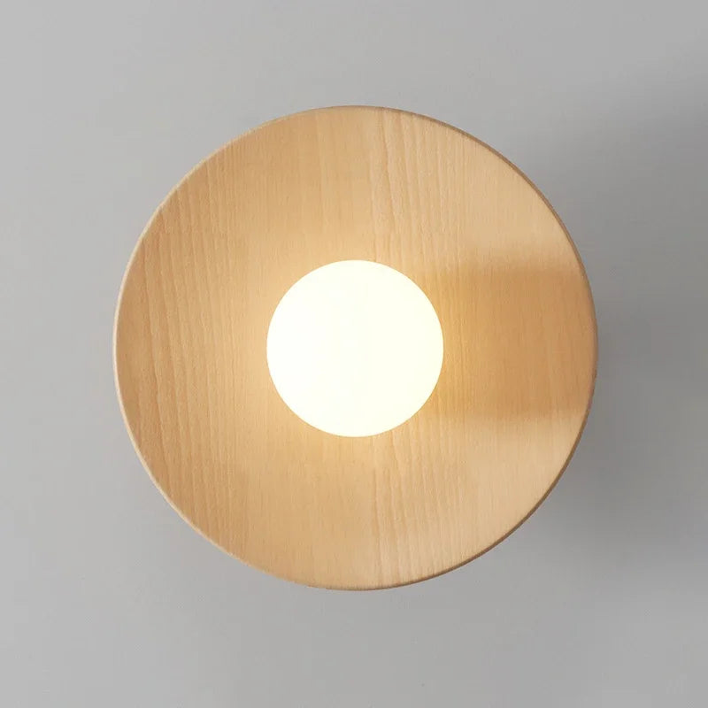 Floroux - Lampe suspendue en bois rayonnant