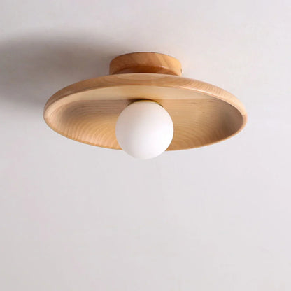 Floroux - Lampe suspendue en bois rayonnant
