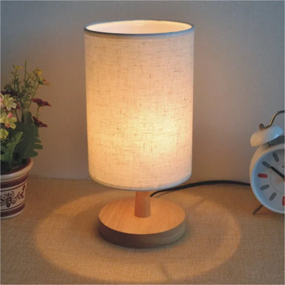 Floroux - Lampe de table en bois moderne