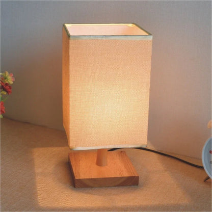 Floroux - Lampe de table en bois moderne