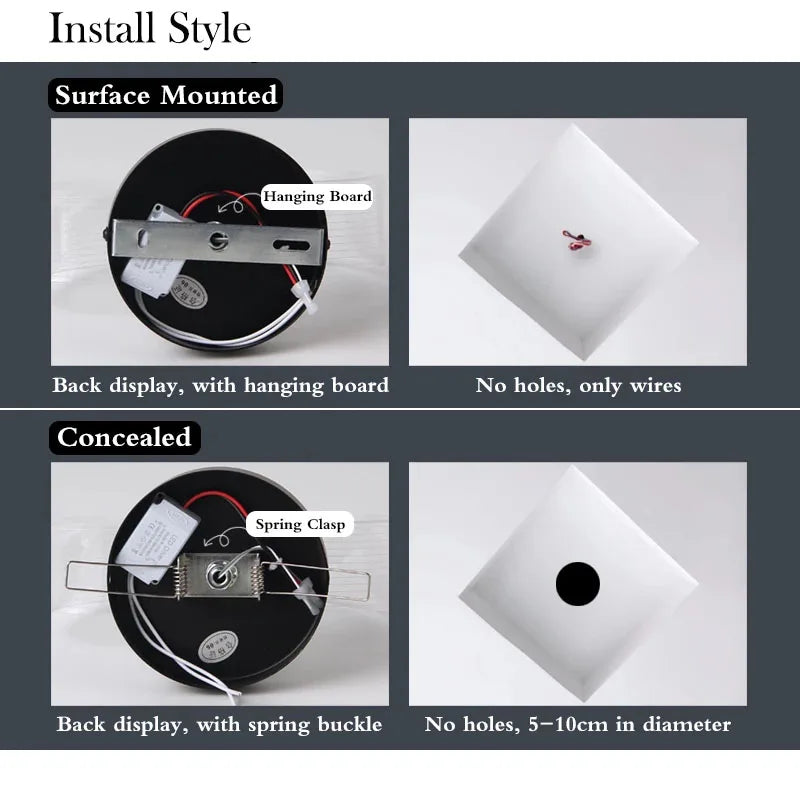 Floroux - Lampe de plafond LED mince