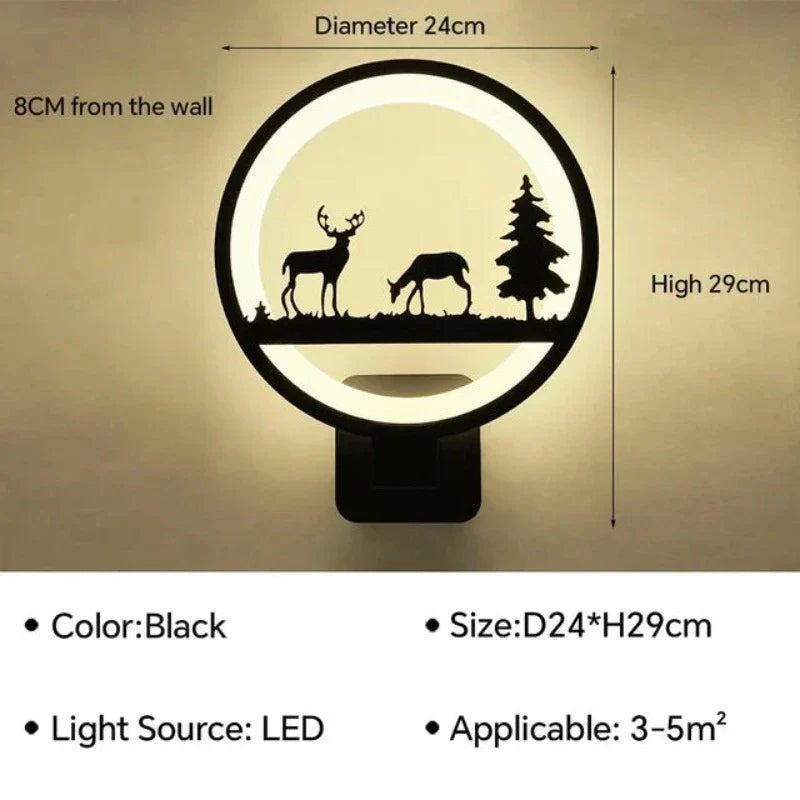 Floroux - Applique murale candélabre