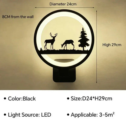 Floroux - Applique murale candélabre