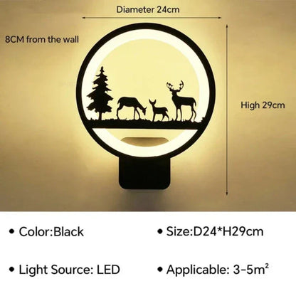 Floroux - Applique murale candélabre