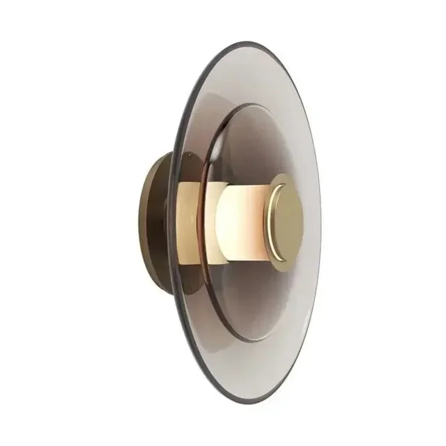 Floroux - Applique murale Disc Amber