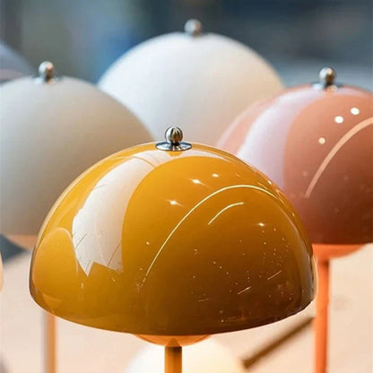 Floroux - Lampe de table en macaron en forme de champignon