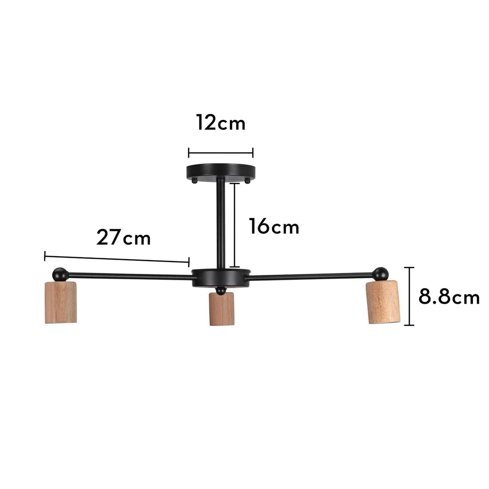 Floroux - Lustre loft nordique moderne