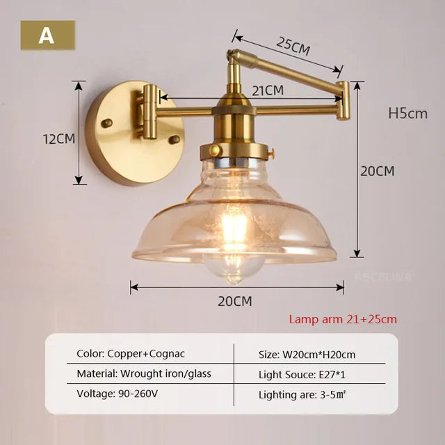 Floroux - Applique murale à bras longs