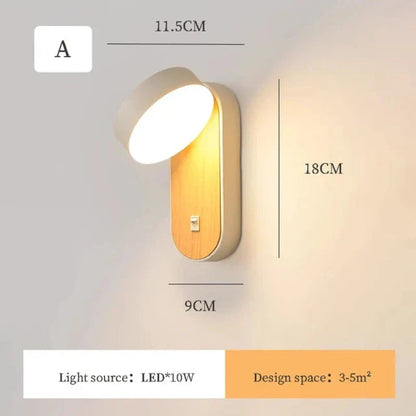Floroux - Lampe nordique rotative