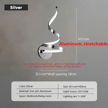 Floroux - Spirale Appliques LED