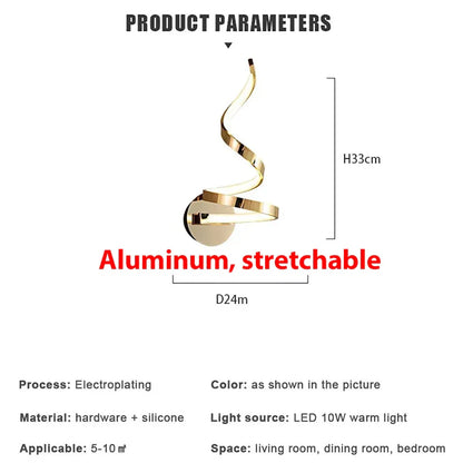 Floroux - Spirale Appliques LED