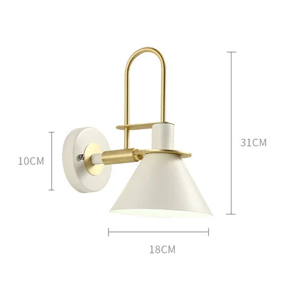 Floroux - Applique murale en fer industriel moderne