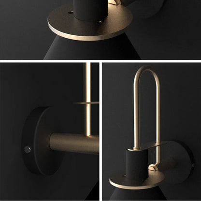 Floroux - Applique murale en fer industriel moderne