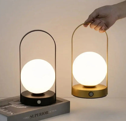 Lampe de table LED portable élégante avec contrôle tactile et batterie rechargeable
