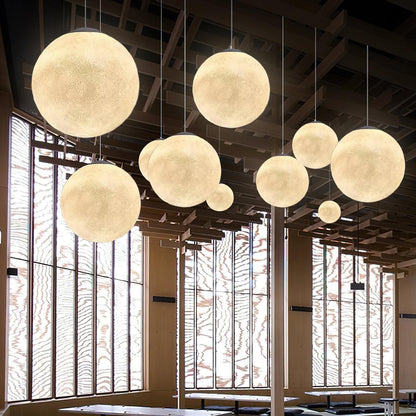 LunaireGlow - Suspension Lumineuse Éclatante