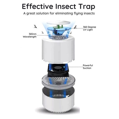 Piège à moustiques portable - Solution de contrôle des insectes écologique et sans produits chimiques pour une utilisation à domicile et en extérieur