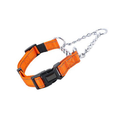 Collier et laisse pour chien anti-traction réfléchissants multifonctionnels