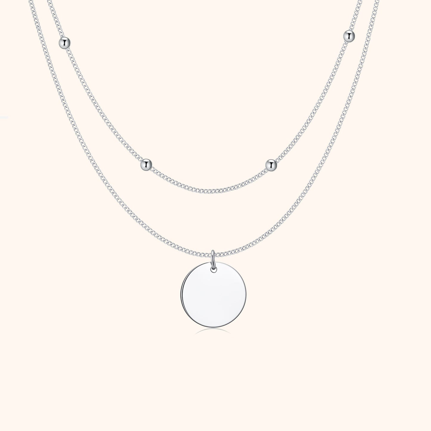 Collier Médaillon Double Élégant – Amélie
