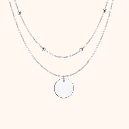 Collier Médaillon Double Élégant – Amélie