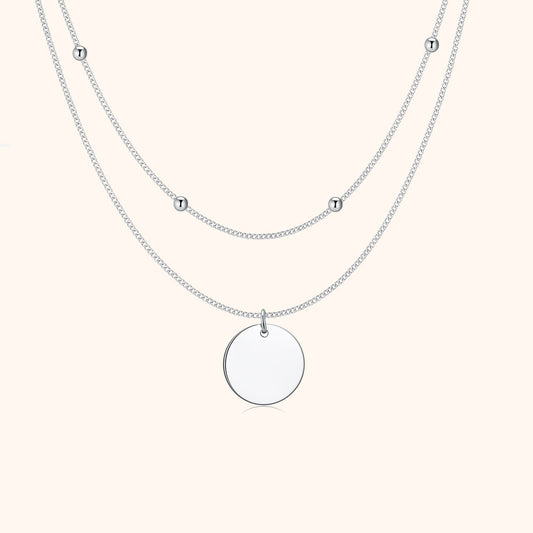 Collier Médaillon Double Élégant – Amélie
