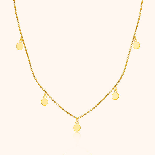 Élégante Aylin Collier avec Charmantes Petits Cercles