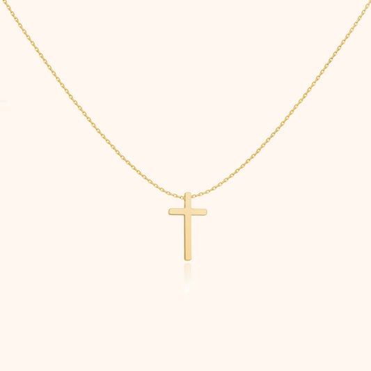 Collier Élégant Isabella Pendentif Croix pour Style Intemporel