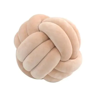 Coussin de lancer en balles nouées décoratives PlushKnot