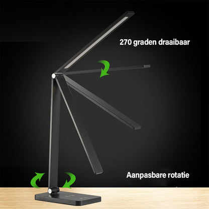 Floroux Ambiencelight – Lampe de bureau LED moderne avec fonction de charge sans fil