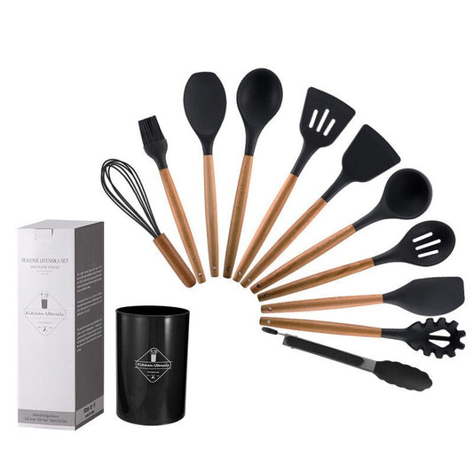 ChefEase - Ensemble d'ustensiles de cuisine antiadhésifs pour une cuisson sans effort