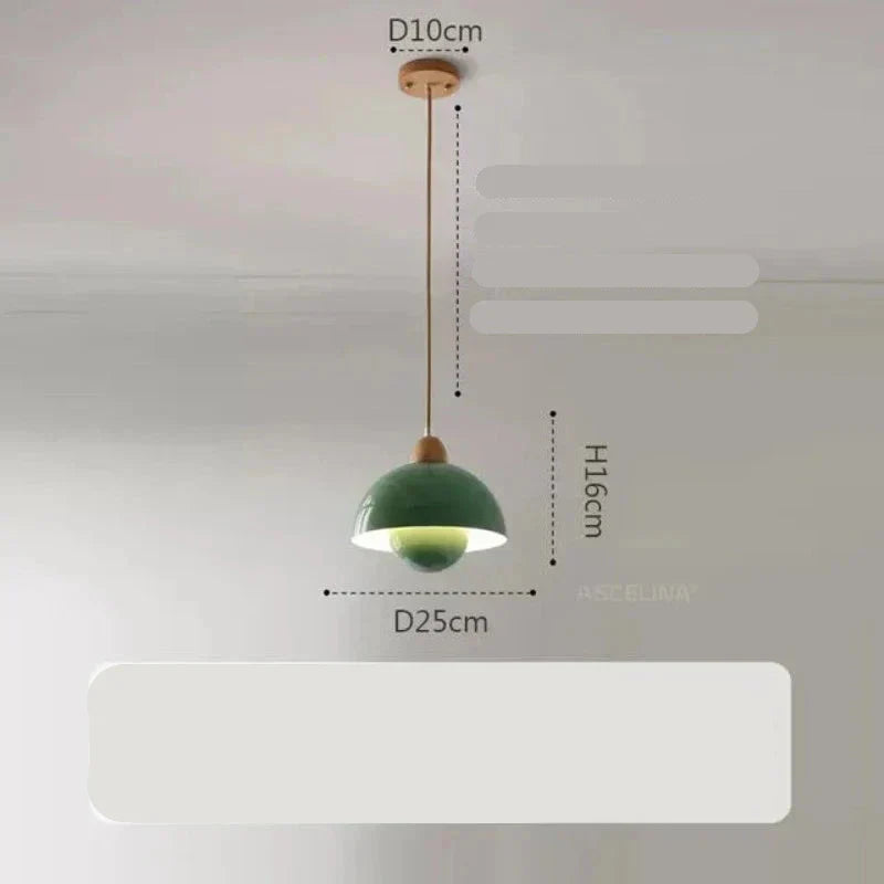 CreamyBreeze – Lampe suspendue en bois