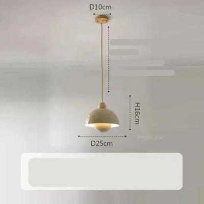 CreamyBreeze – Lampe suspendue en bois