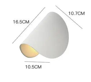 Floroux - Applique murale minimaliste en fer