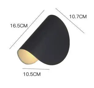 Floroux - Applique murale minimaliste en fer