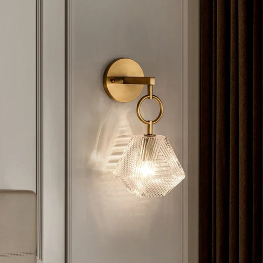 Floroux – Applique en verre avec éclairage doux