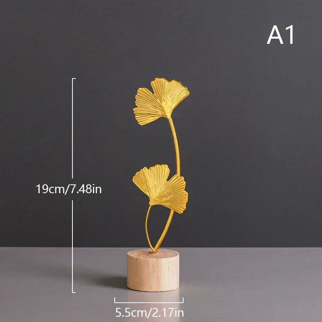 Floroux - bricolage de feuille de ginkgo