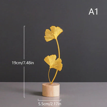 Floroux - bricolage de feuille de ginkgo