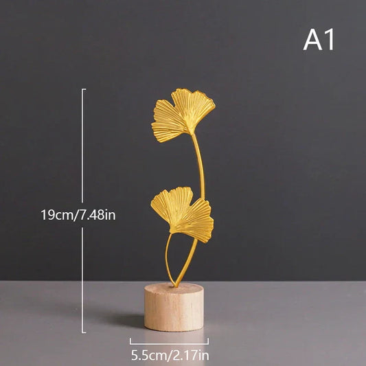 Floroux - bricolage de feuille de ginkgo