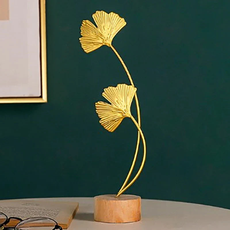 Floroux - bricolage de feuille de ginkgo