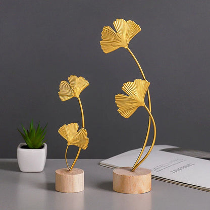 Floroux - bricolage de feuille de ginkgo
