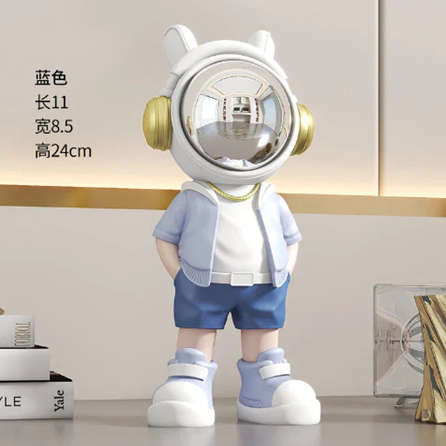 Floroux - Décoration de statue de cartoon