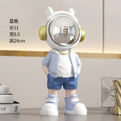 Floroux - Décoration de statue de cartoon