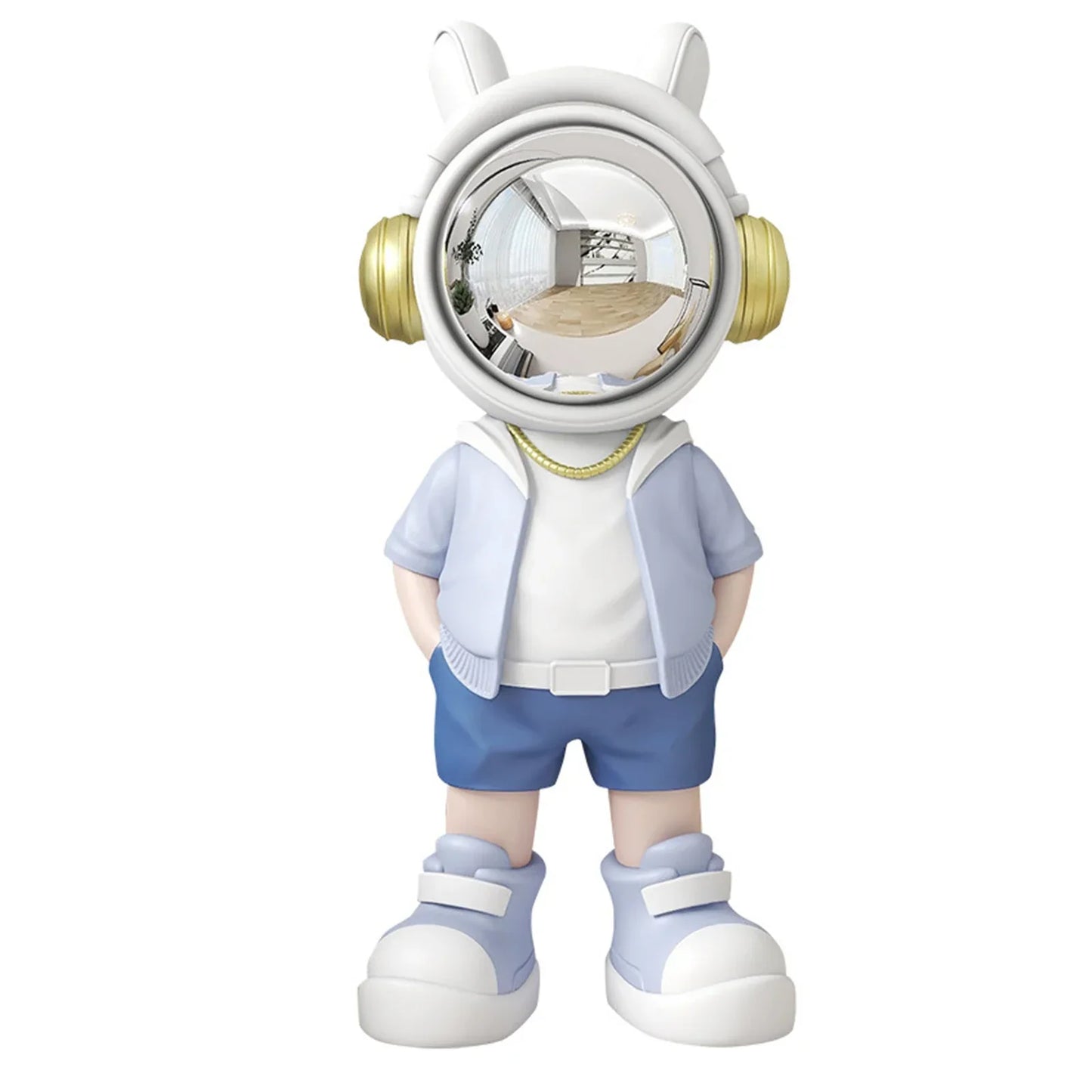 Floroux - Décoration de statue de cartoon