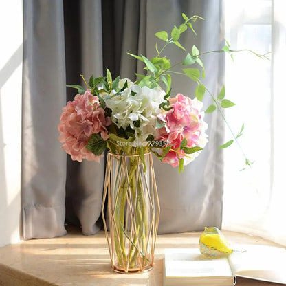 Floroux - Vase à fleurs dorée