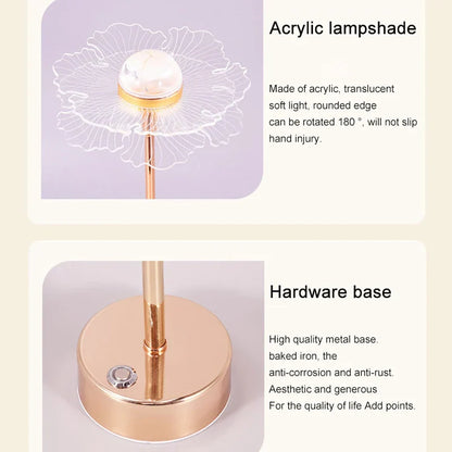 Floroux - Lampes de table LED nordiques