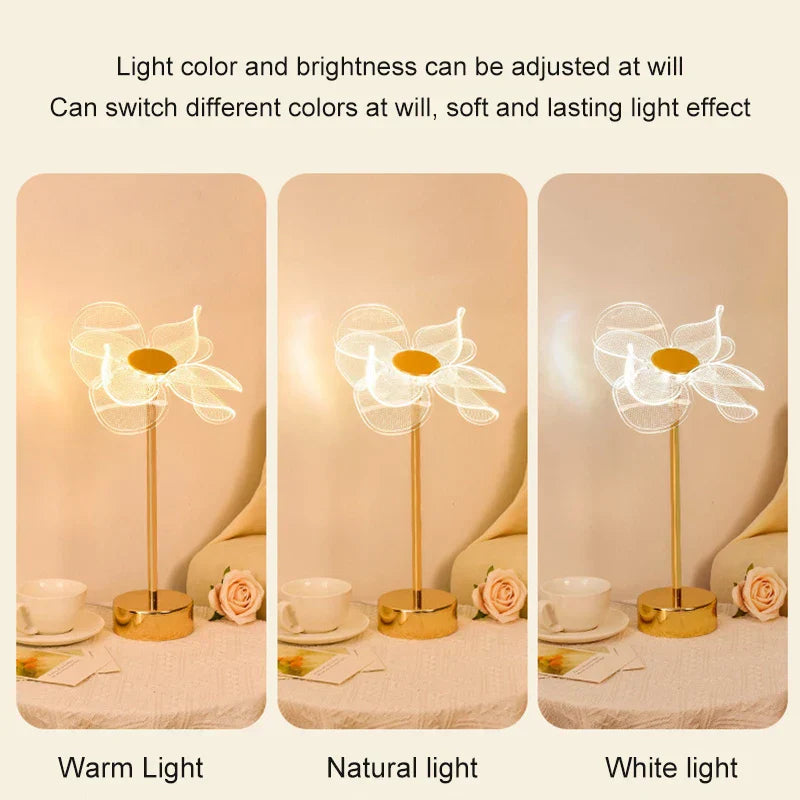 Floroux - Lampes de table LED nordiques