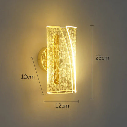 Floroux - Lustre LED mural nordique